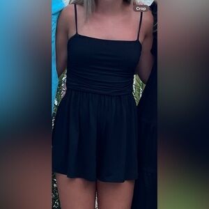 Susana Monaco black romper XS